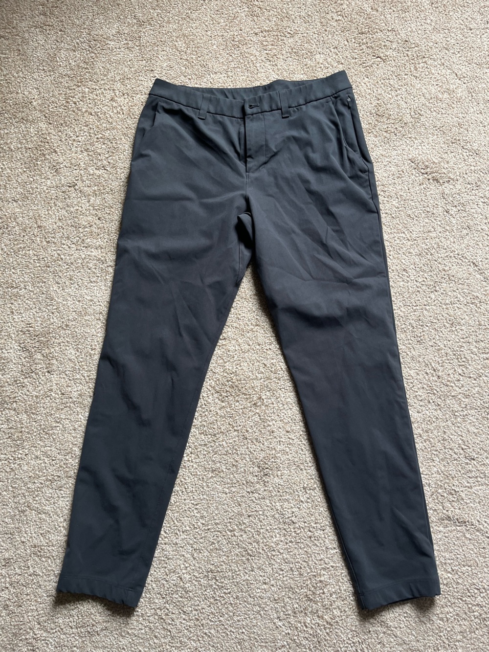 lululemon athletica Men's Black Slim Chino Pants